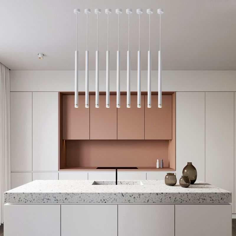 Kokebut Linear Minimalist Cylinder Pendant Light