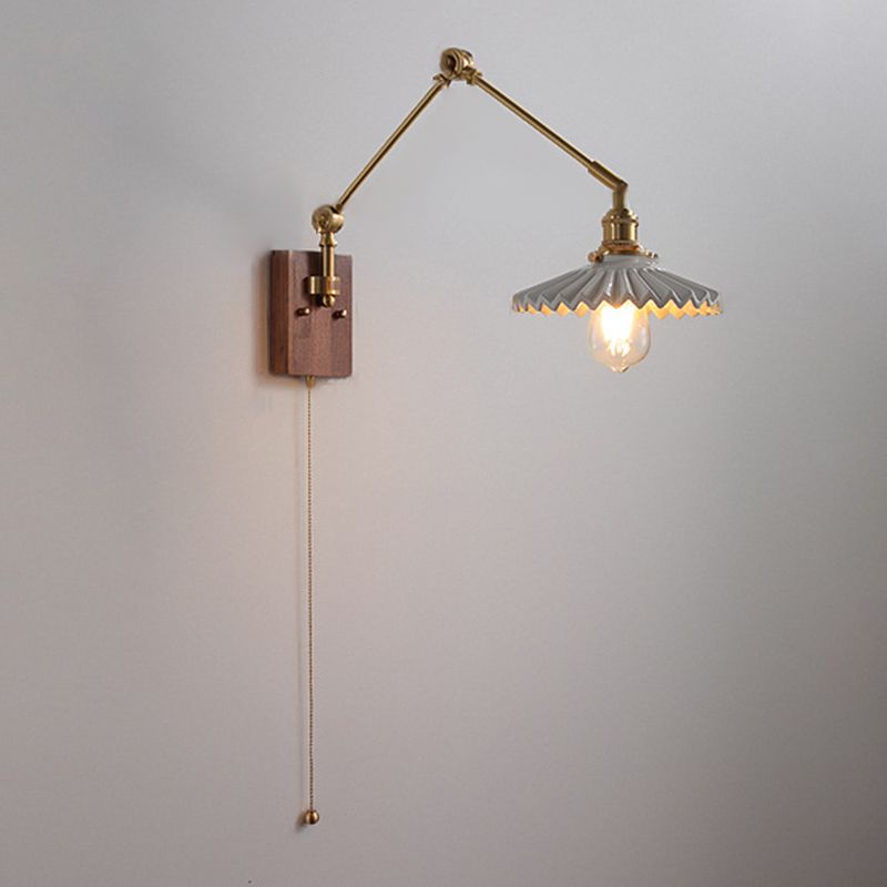 Jolipel Wall Lamp Modern, Folding Adjustable Metal, Study Room