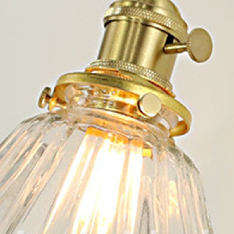 Disobuk Luxury Globe/Flower Glass Vanity Wall Lamp, Gold, Bedroom