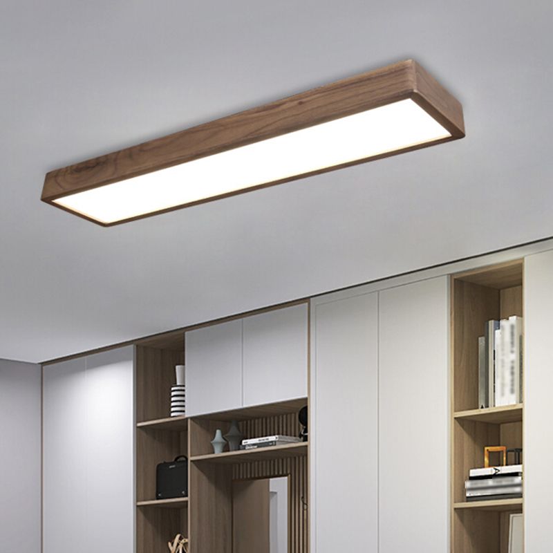 Lelonem Rectangular Designer Flush Mount Ceiling Light