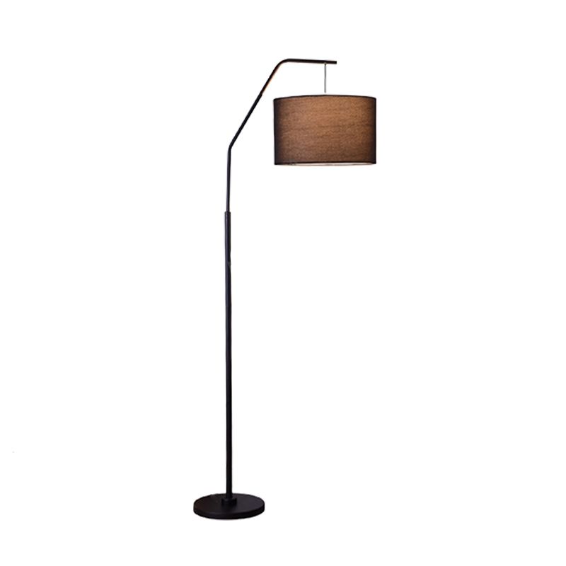 Voritis Cylinder Shape Floor Lamp, Over Arching Floor Lamp, Unique