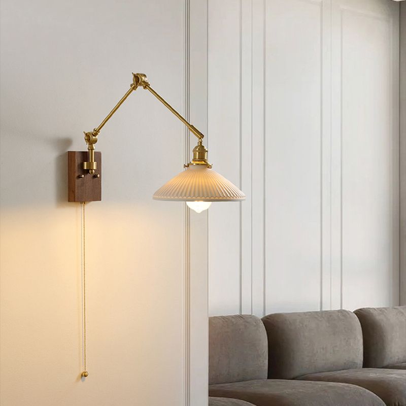Jolipel Wall Lamp Modern, Folding Adjustable Metal, Study Room