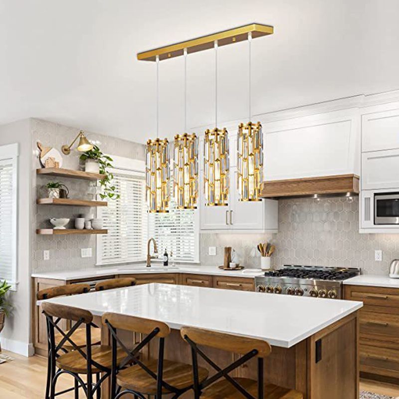 Dibevur Cluster Pendant Light, Black & Gold