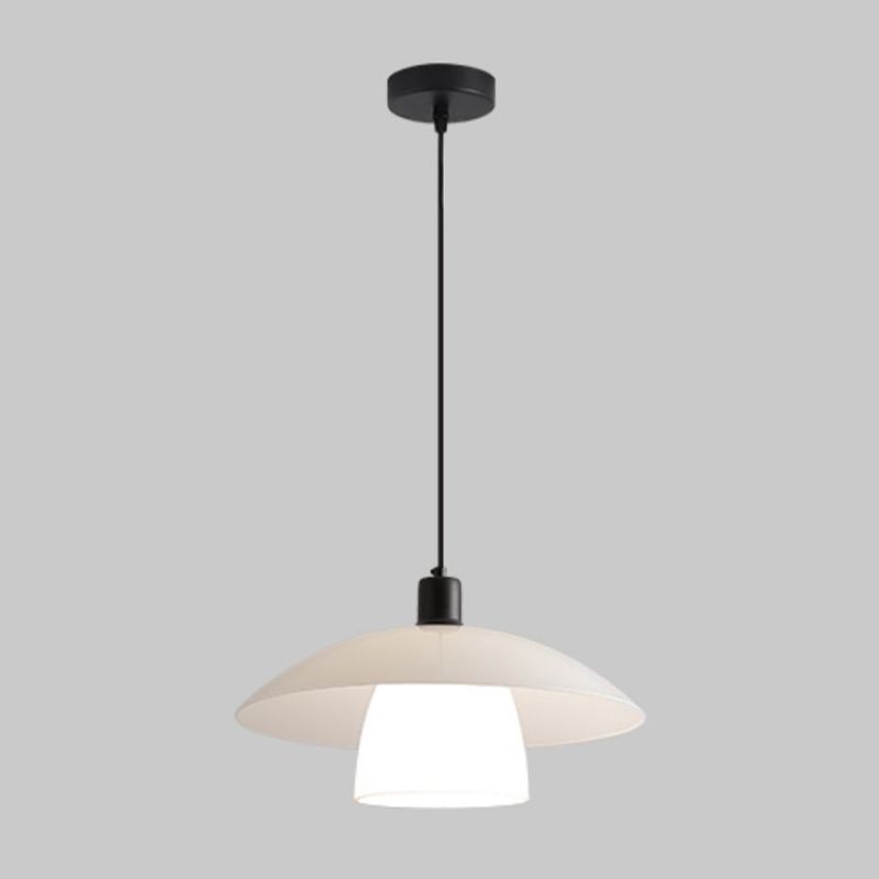 Puvoted White Pendant Light