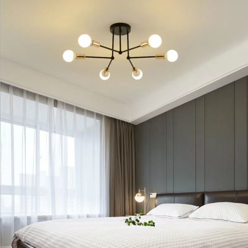 Jadasum Flush Mount Ceiling Light Linear Industrial