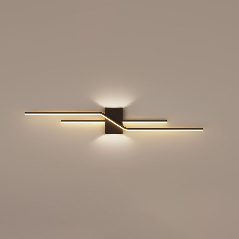 Batinem Minimalist Linear Metal Vanity Wall Light