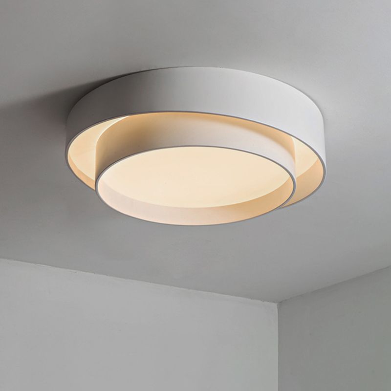 Fibanor Nordic Art Deco Circular Flush Mount Ceiling Light