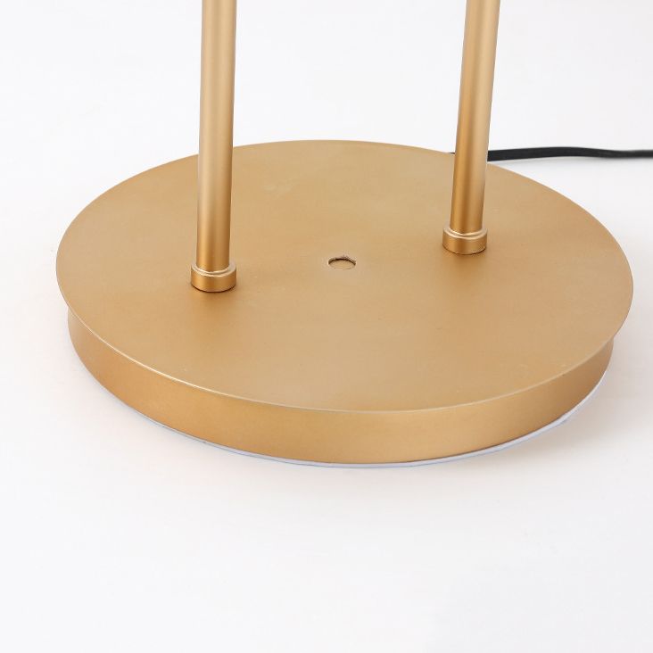 Jikubad Minimalist Gold Floor Lamp, Metal, Living room