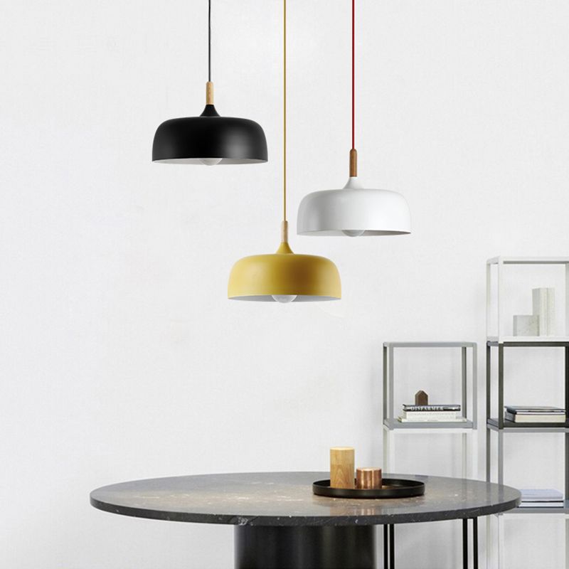 Fedilame Modern Pendant Light Dome Macaron Dining Room