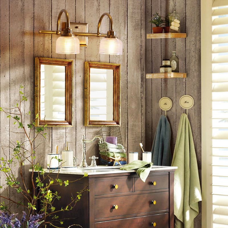 Busidud Prismatic Glass Vanity Wall Lamp