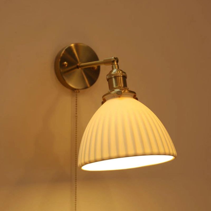 Funoked wrinkles Nordic Modern Dresser Wall Lamp