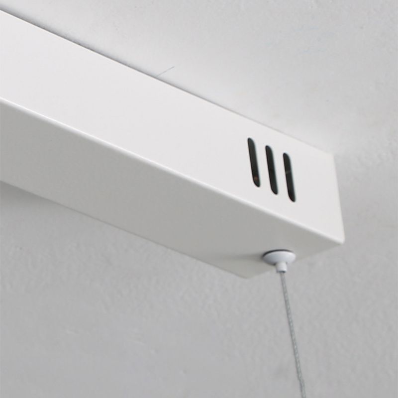 Tusudod Wave Linear Pendant Light, Black/White