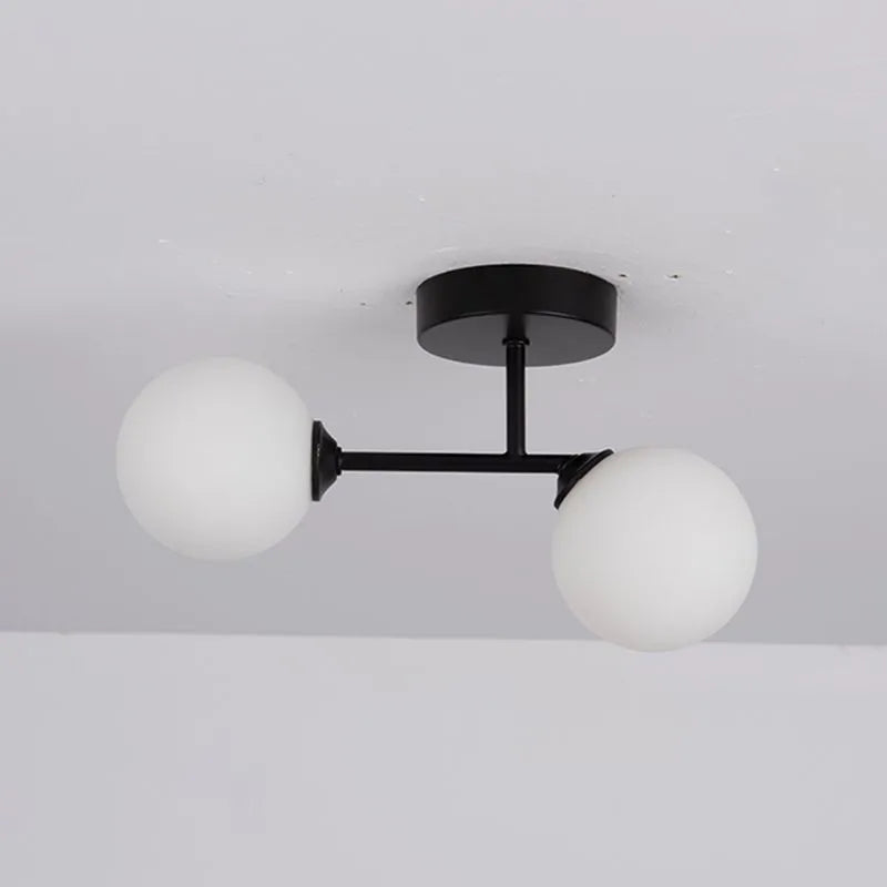 Litinud Semi-Flush Mount Ceiling Light, 2 Color