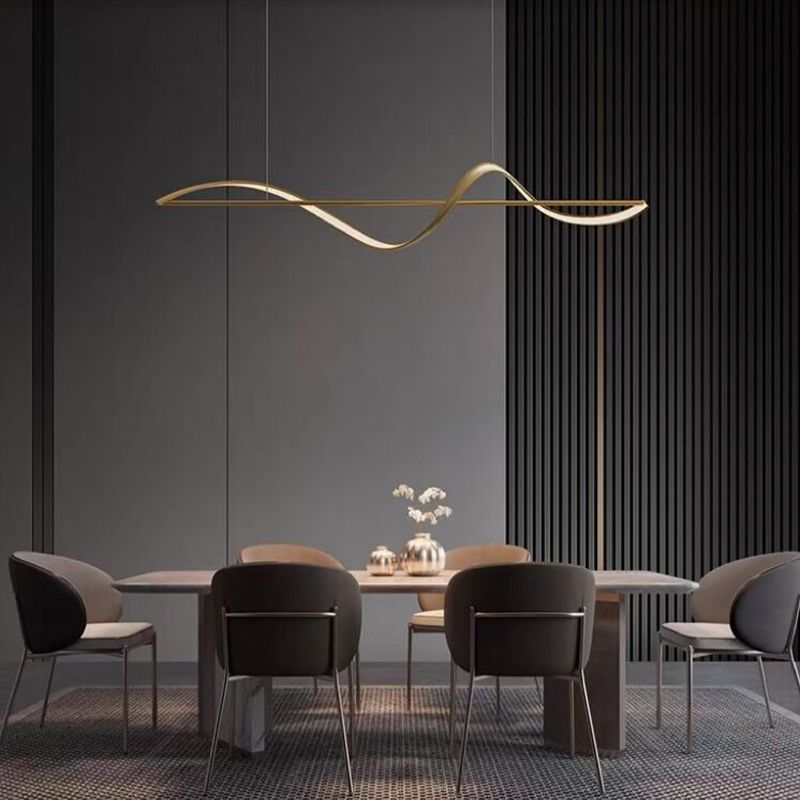 Arelia Pendant Light Wave Minimalist-Neutral Decor