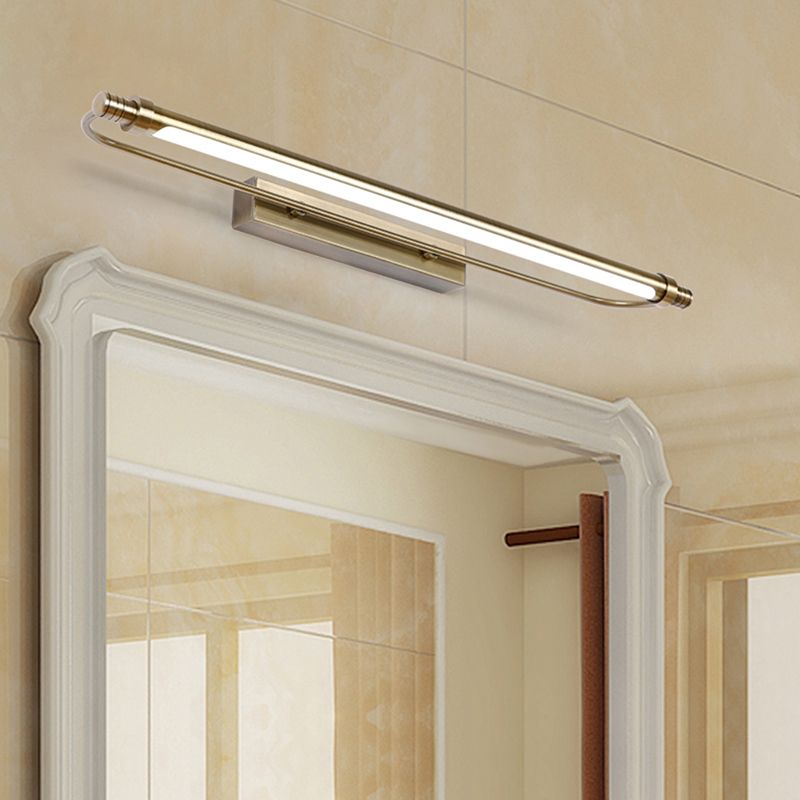 Vimesem Modern Linear Metal Vanity Wall Lamp, Gold