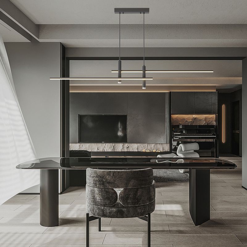 Bemunuk Pendant Light Modern Linear Dining Room