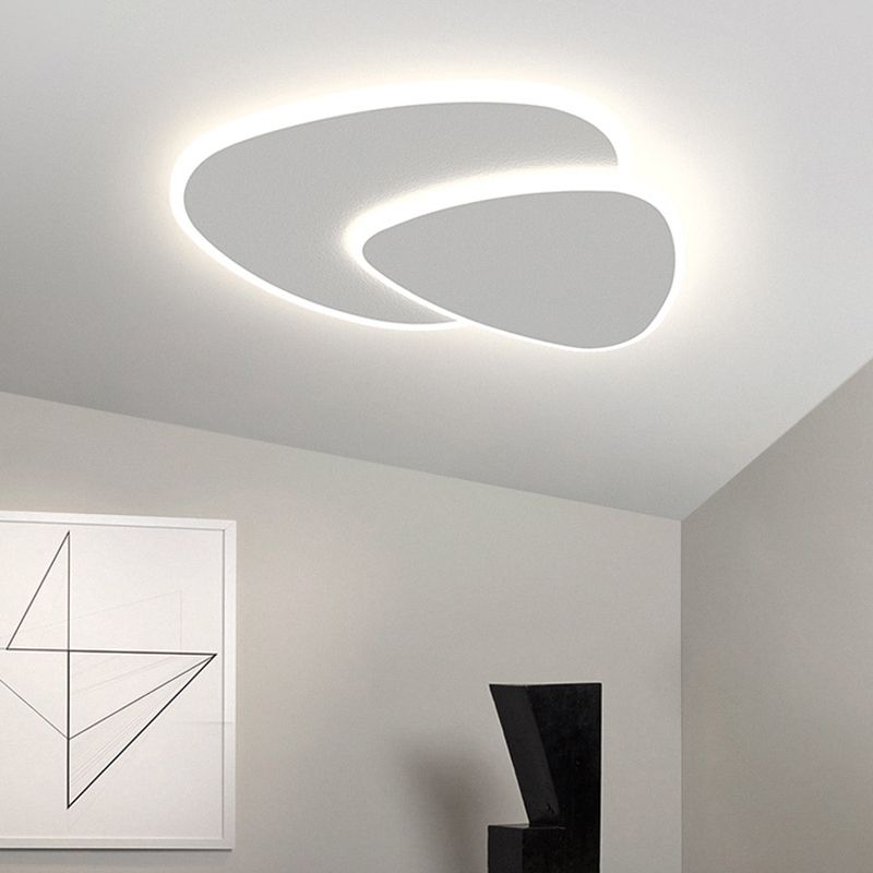 Corvian Ceiling Light White Geometric LED-Neutral Decor