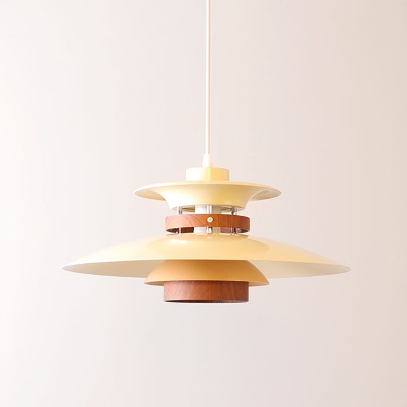 Wobulil Unique Designer Metal Pendant Light, White