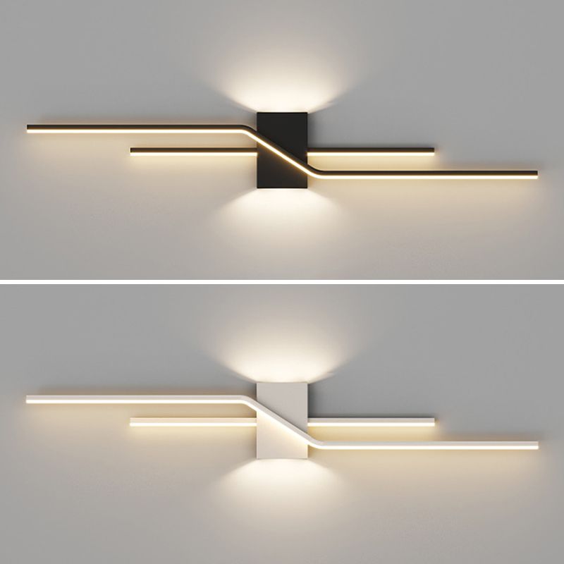 Batinem Minimalist Linear Metal Vanity Wall Light