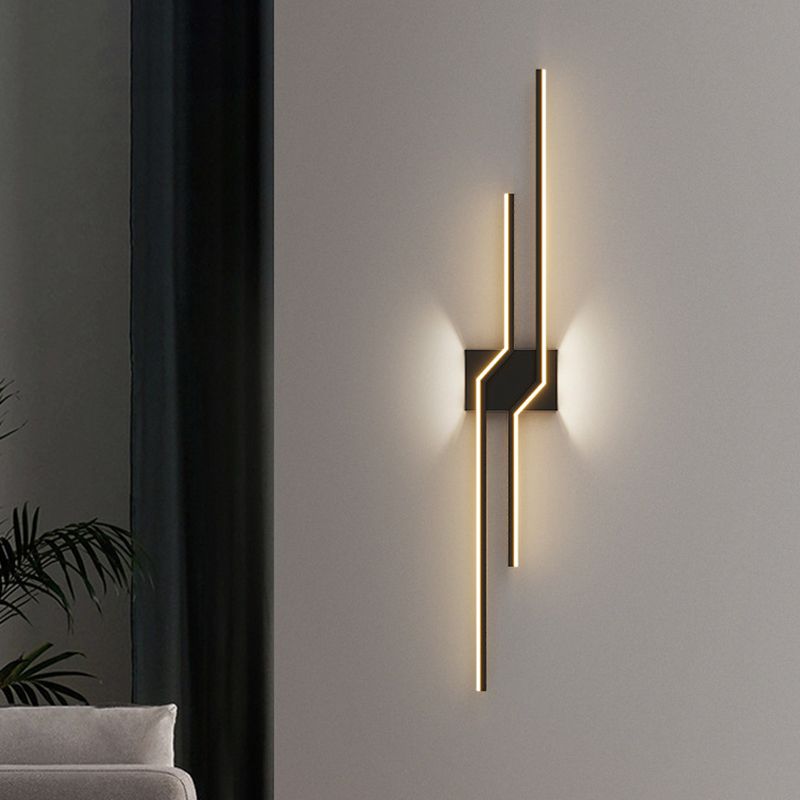 Batinem Minimalist Linear Metal Vanity Wall Light