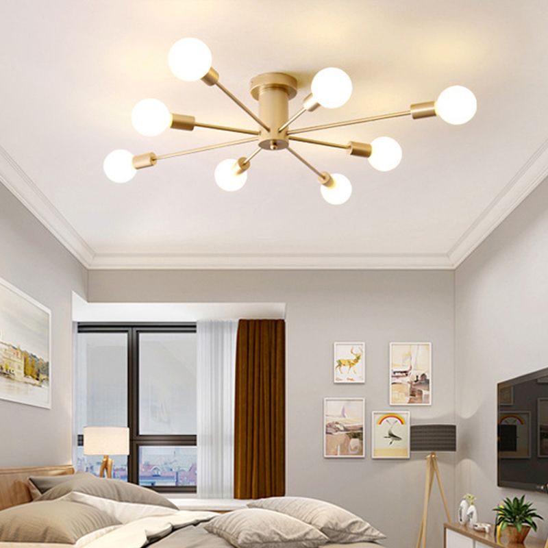 Dosutori Modern Globe Bubble Flush Mount Ceiling Light