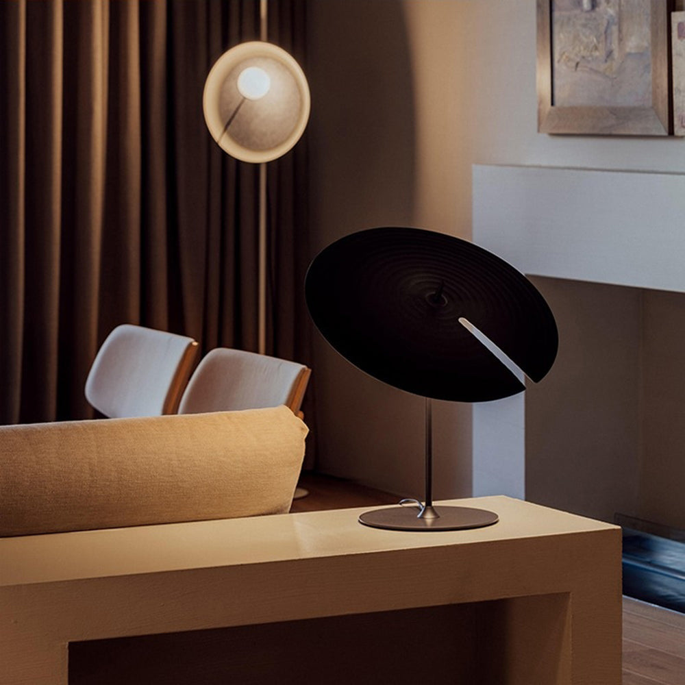 Tuvebek Modern Simple Black Floor & Table Lamp, Metal