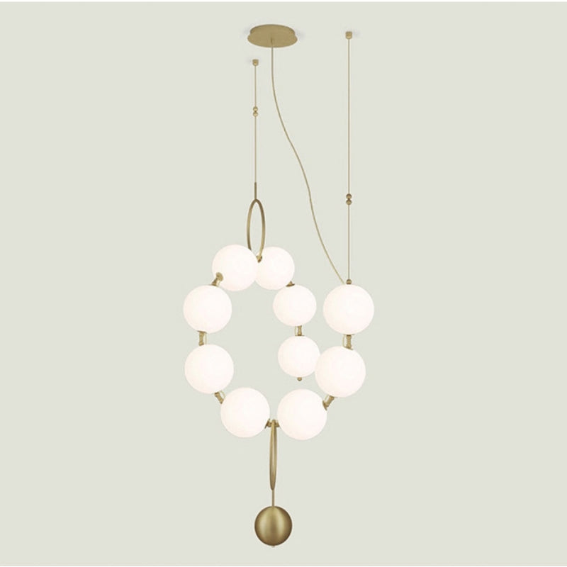 Sabopam Postmodern Loft Ball Pendant Lamp Creative Necklace Design