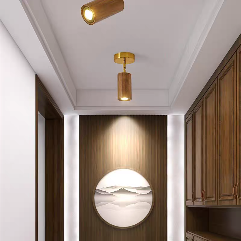 Elvarena Wooden LED Track Light