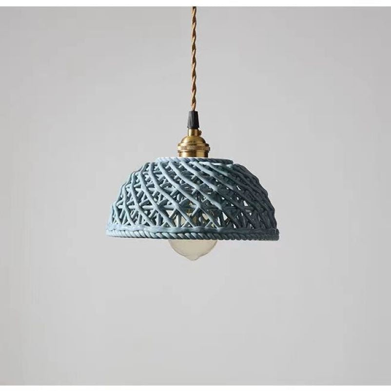 Desirata Modern LED Pendant Light Metal Blue White Bedroom/Kitchen