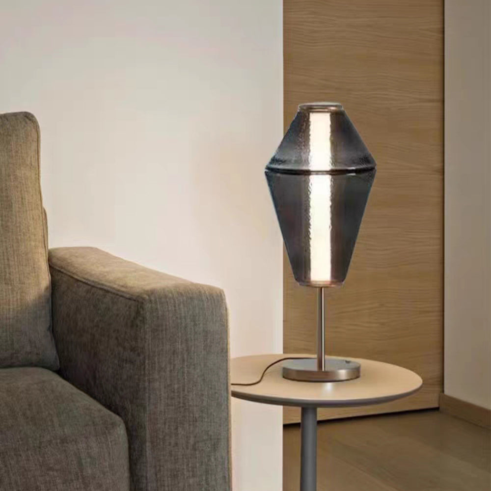 Hisabek Nordic Modern Black LED Pendant & Floor&Table Lamp, Glass