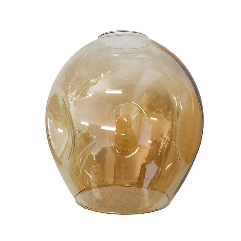 Pobibem Modern Bubble Metal Pendant Light, Black/Gold