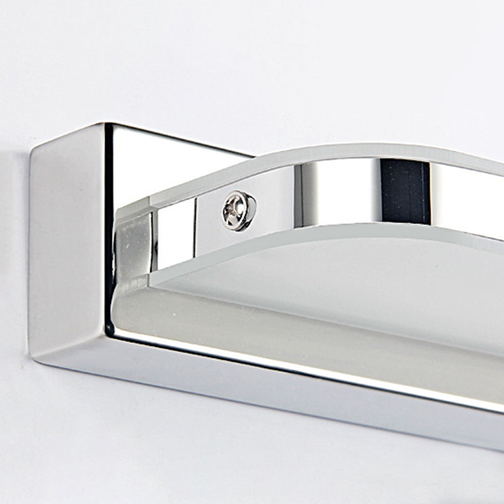 Gusevur Wall Lamp Rectangular Modern, Mirror, Black/White/Chrome/Gold, Bathroom