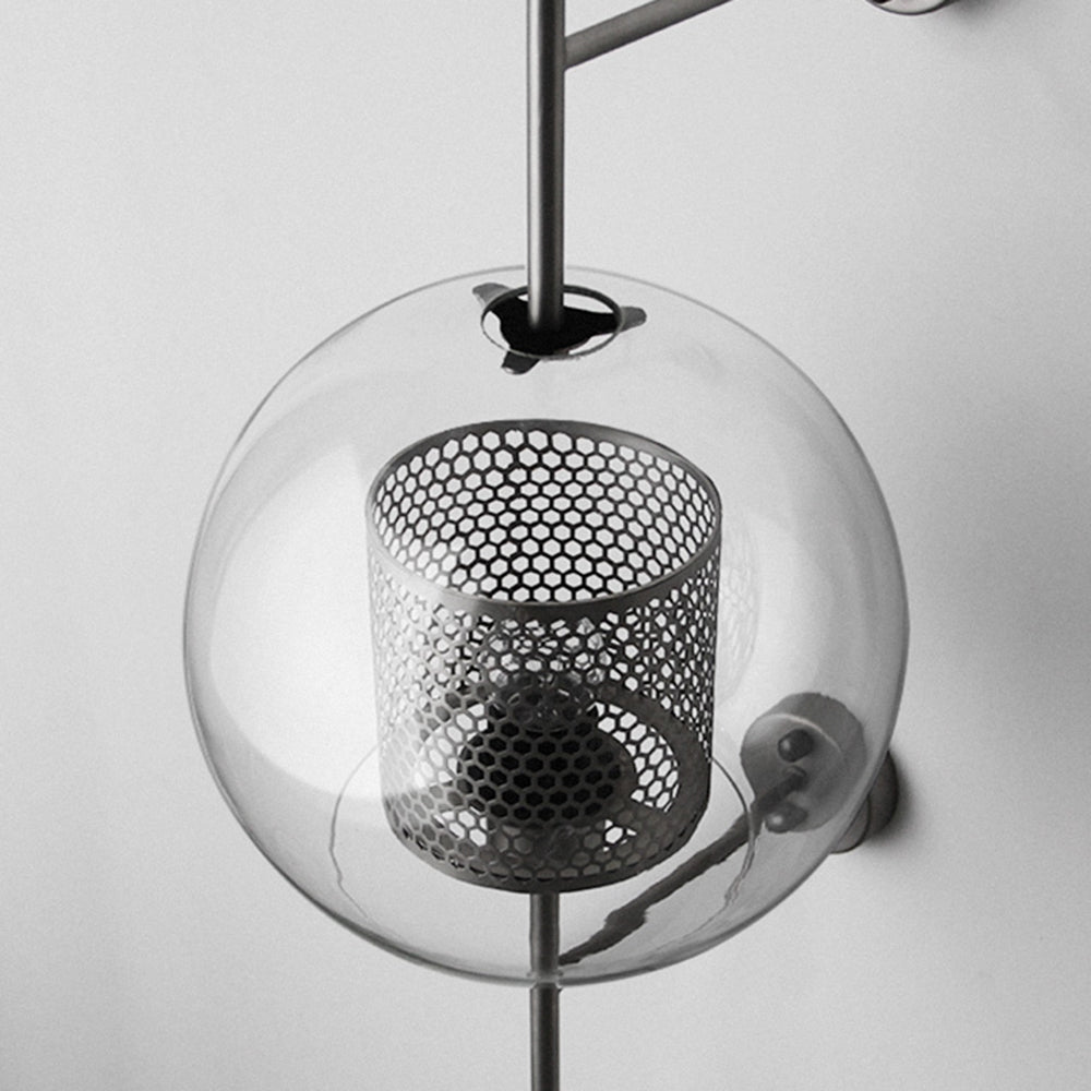 Seniq Industrial Classy Global Clear Glass Wall Lamp-Neutral Decor