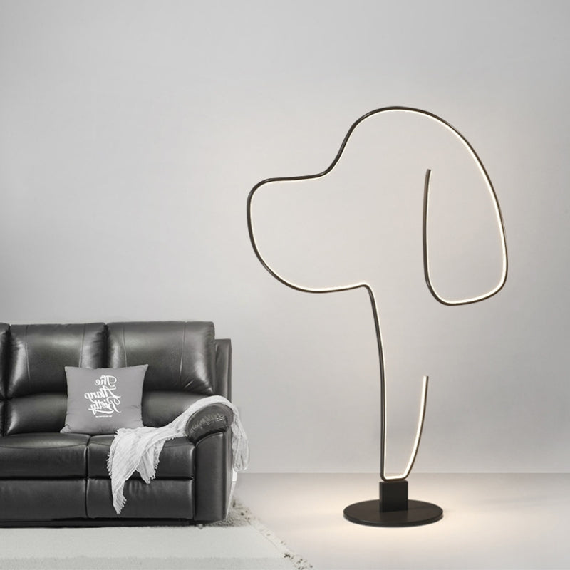Cubugot Modern Cat/Dog Linear Metal Floor Lamp