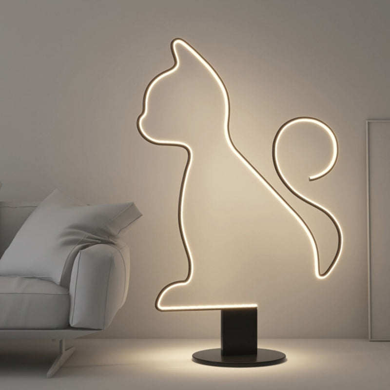 Cubugot Modern Cat/Dog Linear Metal Floor Lamp