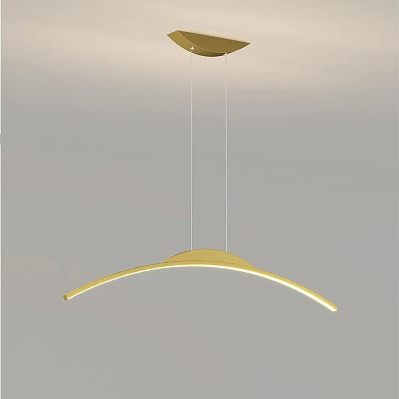 Xeli Minimalist Linear Remote Control Pendant Light-Neutral Decor