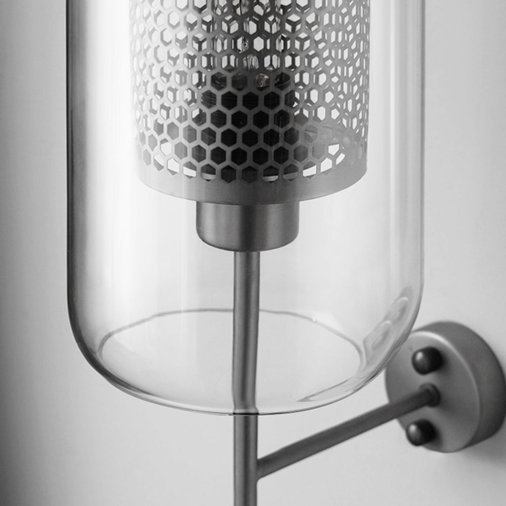 Seniq Industrial Classy Global Clear Glass Wall Lamp-Neutral Decor