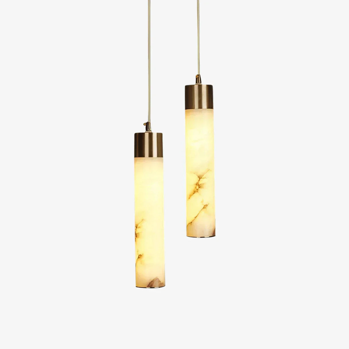 Jumavim White Alabaster Pendant Light