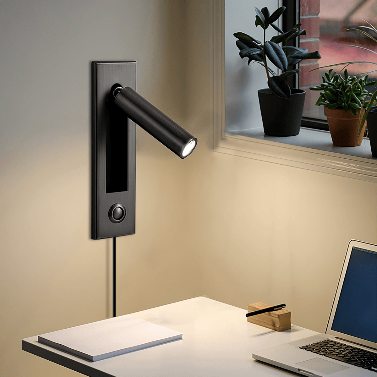 Velerelia Embedded Bedside Plug-in Sconce Wall lamp