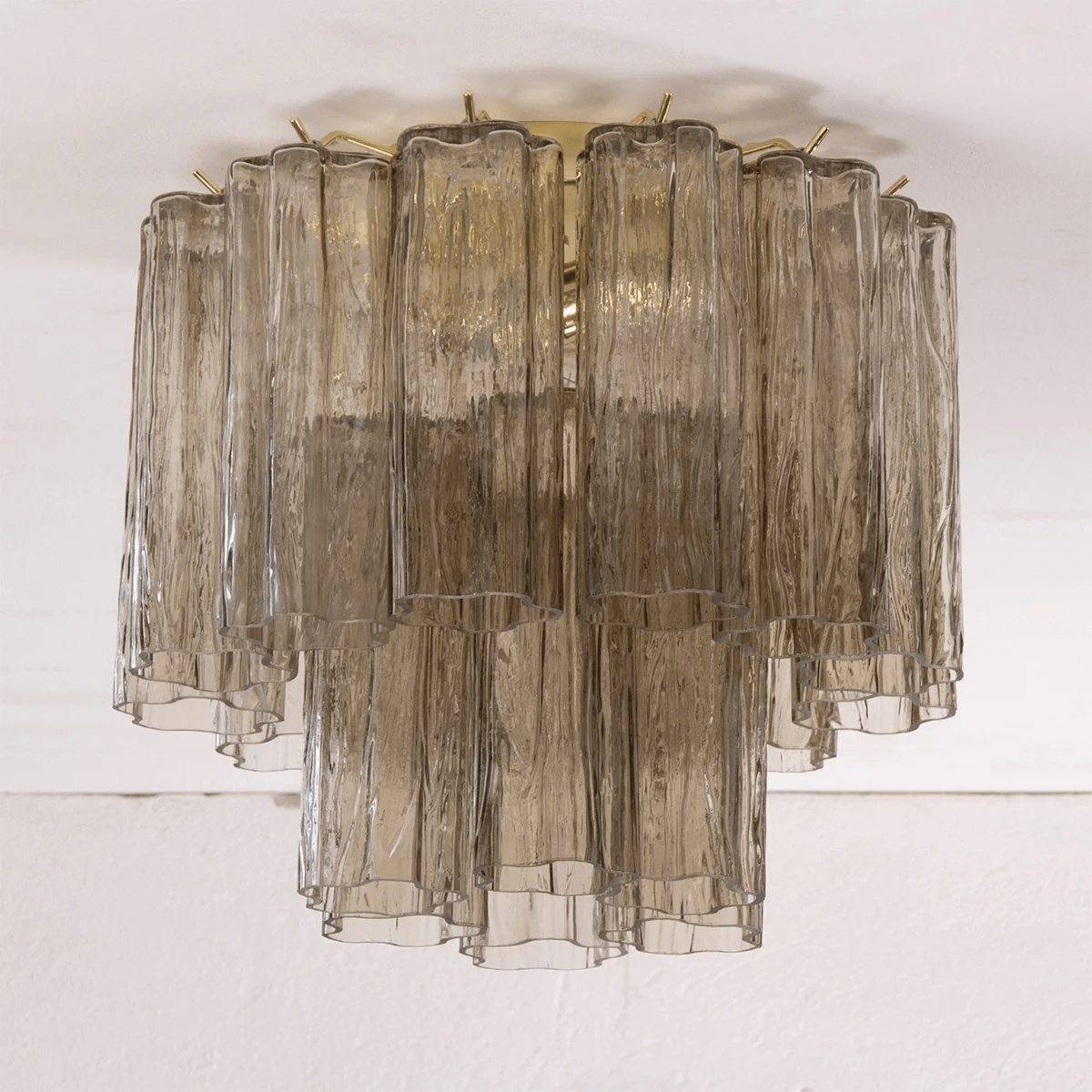 Serin Ceiling Lamp Pink Waterfall Style