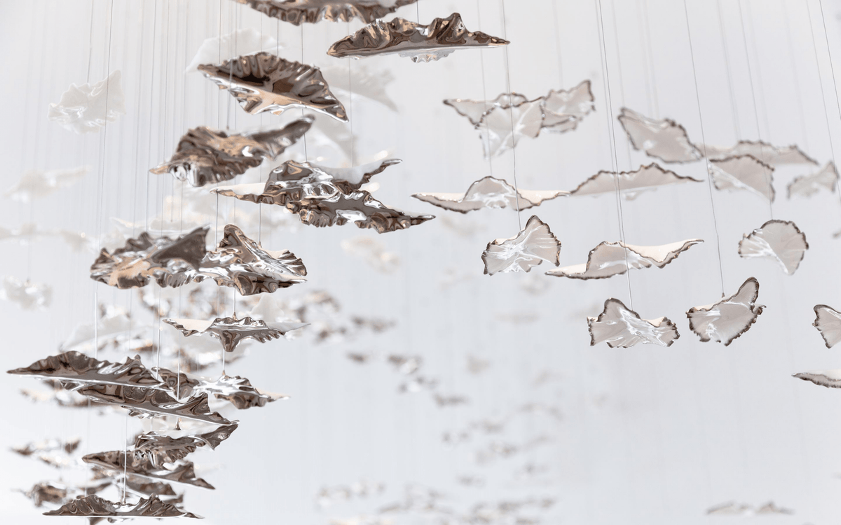 Folia Leaf Twisted Sculptural Customize Chandelier