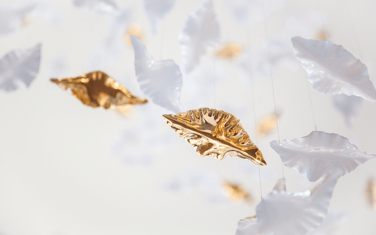 Folia Leaf Twisted Sculptural Customize Chandelier