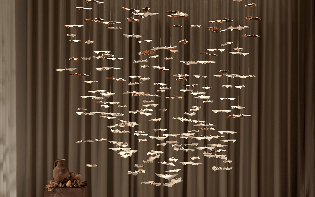 Folia Leaf Twisted Sculptural Customize Chandelier