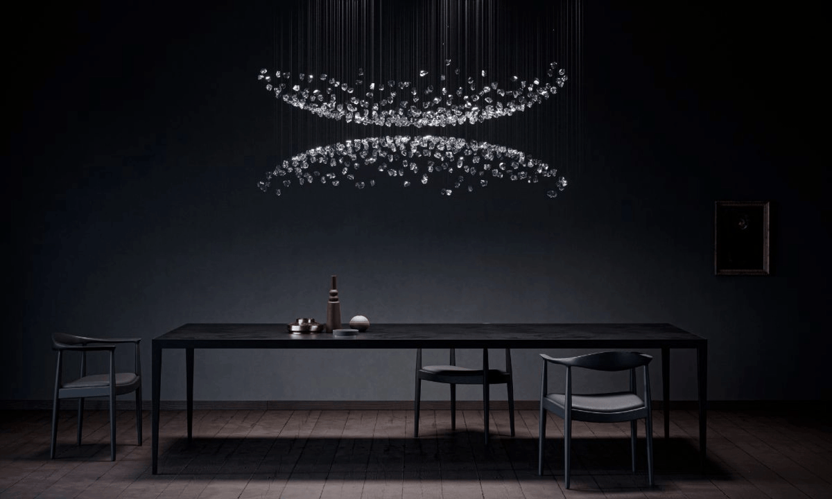 Elmsley Raw Crystal Chandelier