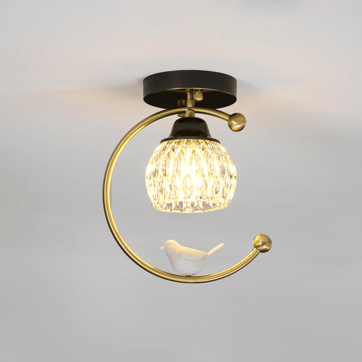 Otis Linearo Artistic Ceramic Bird Ceiling Light