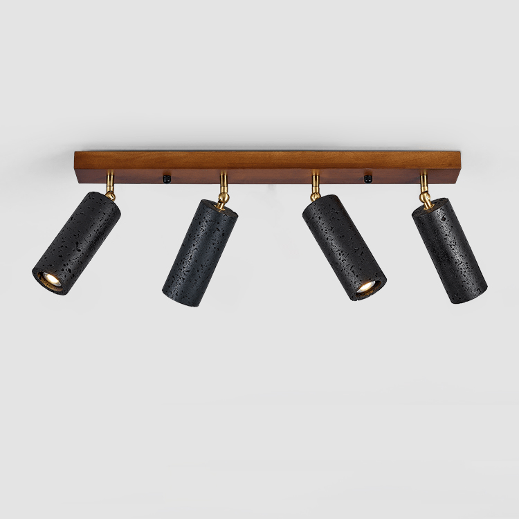 Eurliryra Black Travertine Trio Ceiling Spot