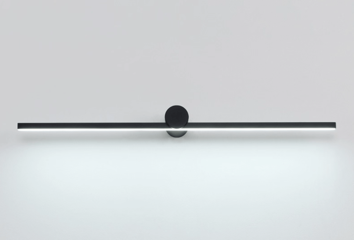 Kylb Black Slim Rechargeable Wall Lamp