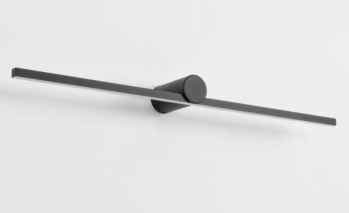 Kylb Black Slim Rechargeable Wall Lamp