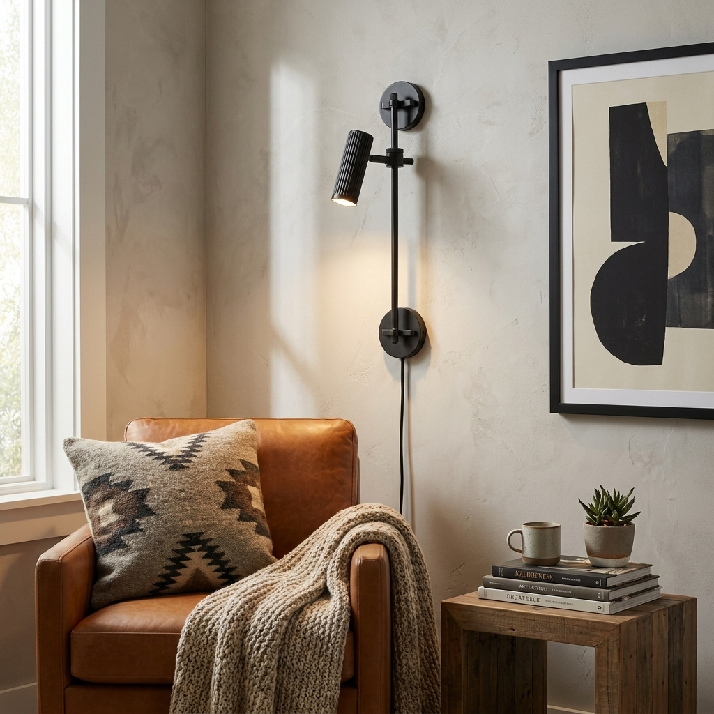 Ormondford Rail Plug-in Wall Light