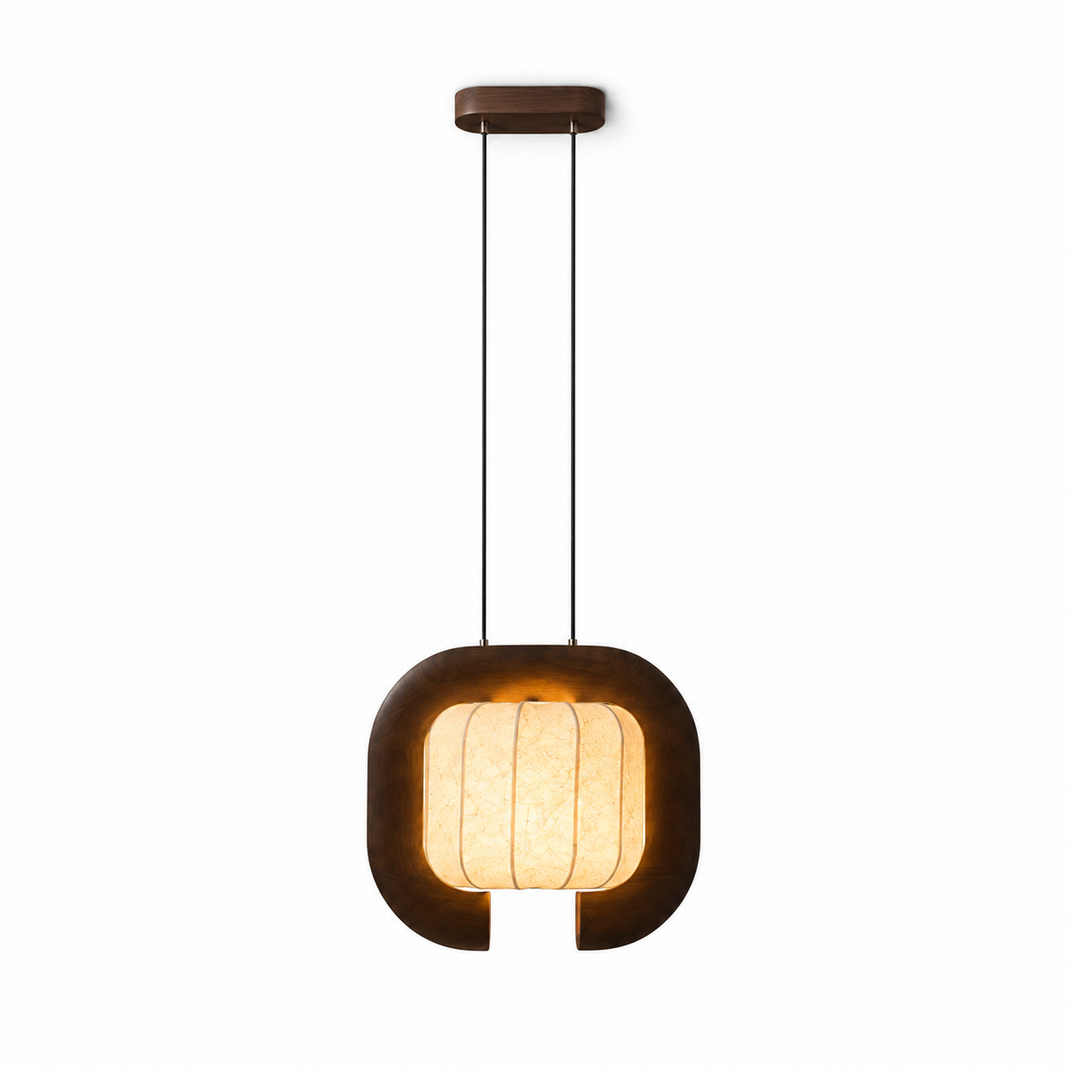 Ulverstone Fluted Paper Pendant Lamp